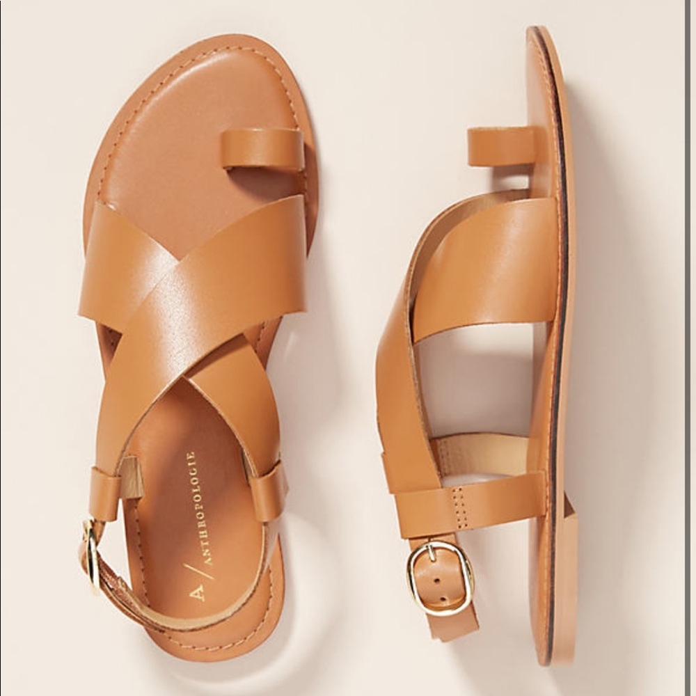 Anthropologie Perdita toe loop sandals